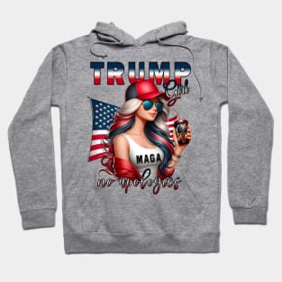 Trump Girl, Make America Great Again, American Woman, MAGA Hoodie